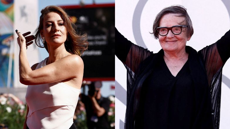 Maja Ostaszewska i Agnieszka Holland na festiwalu w Wenecji 