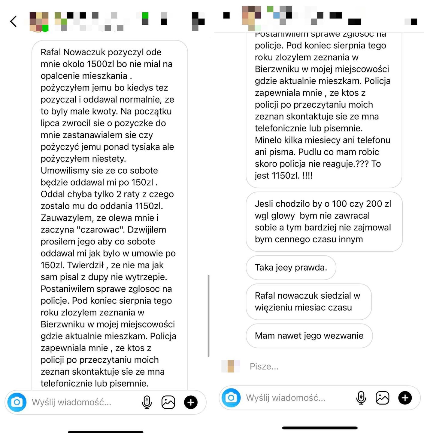 Rafał Nowaczuk oszukuje ludzi?