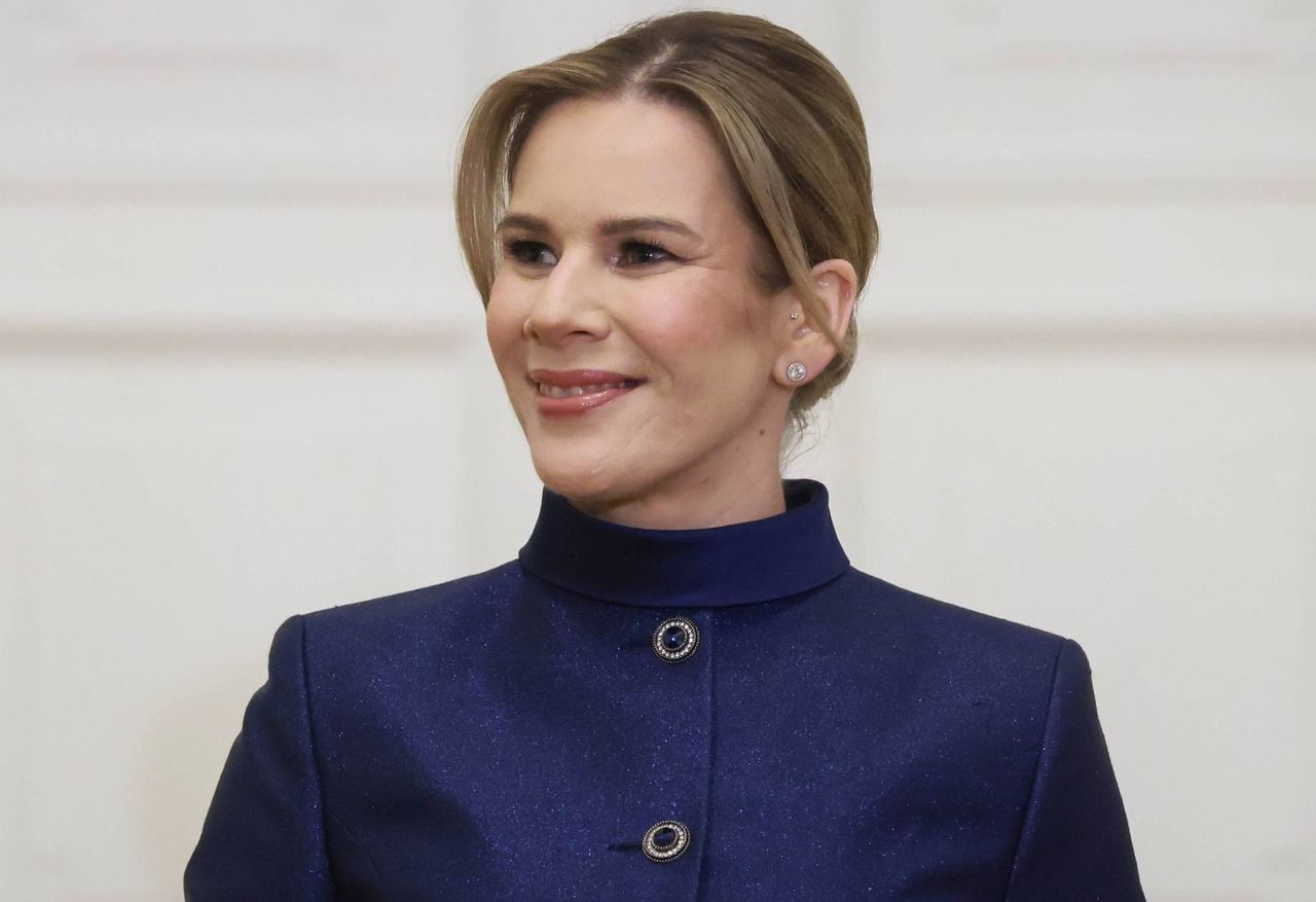 Marta Nawrocka w nowej stylizacji