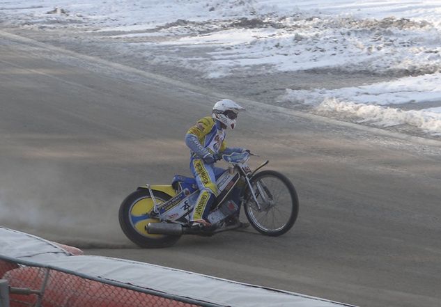 Mateusz Rujner jako pierwszy pojawił się na grudziądzkim torze