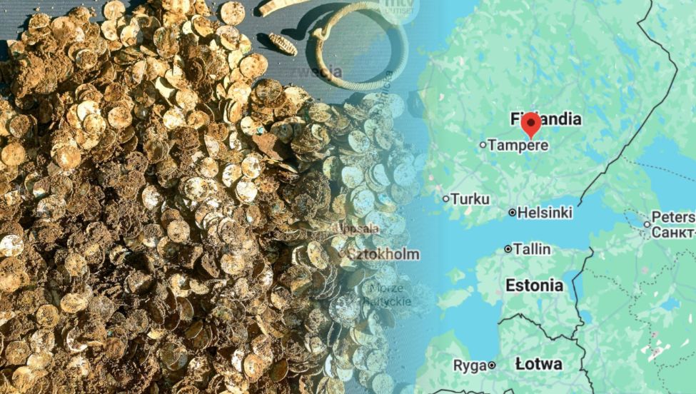 Rekordowy skarb w Finlandii. Czekał pod ziemią od epoki wikingów