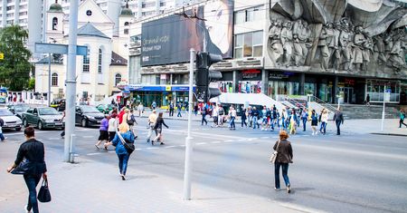 Migranci nadal zalewają Mińsk. "Mnie się nie podobają"