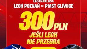 300 zł za wygraną lub remis Lecha. Specjalna oferta na mecz z Piastem