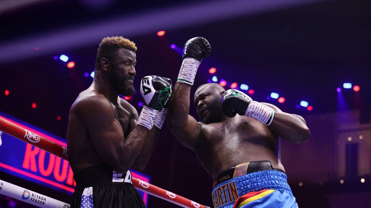 Materiały prasowe / Na zdjęciu: Efe Ajagba i Martin Bakole