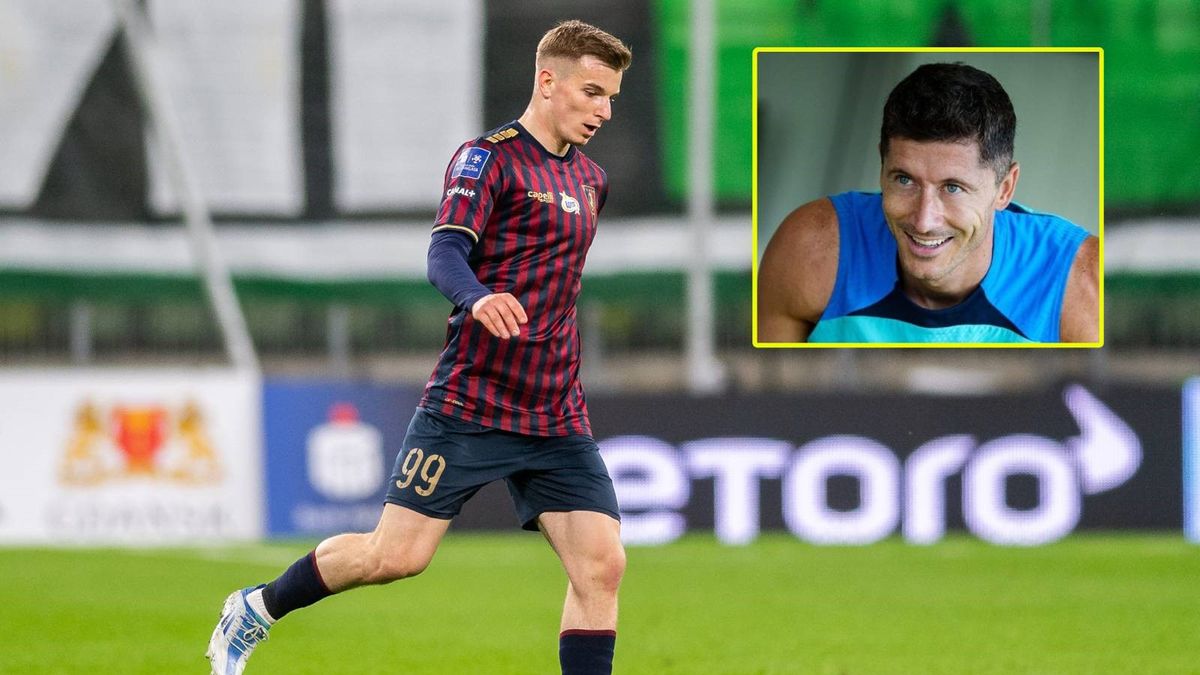 Getty Images / Getty Images/Instagram / Na zdjęciu: Mateusz Łęgowski/ na mniejszej fotografii: Robert Lewandowski