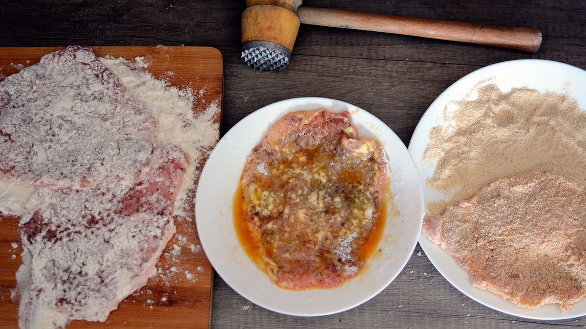 Mąka lniana sprawdzi się do panierowania mięsa