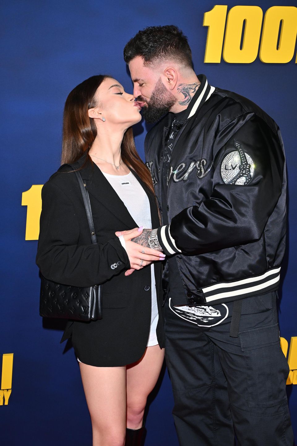 Wojciech Gola i Sofi na premierze filmu