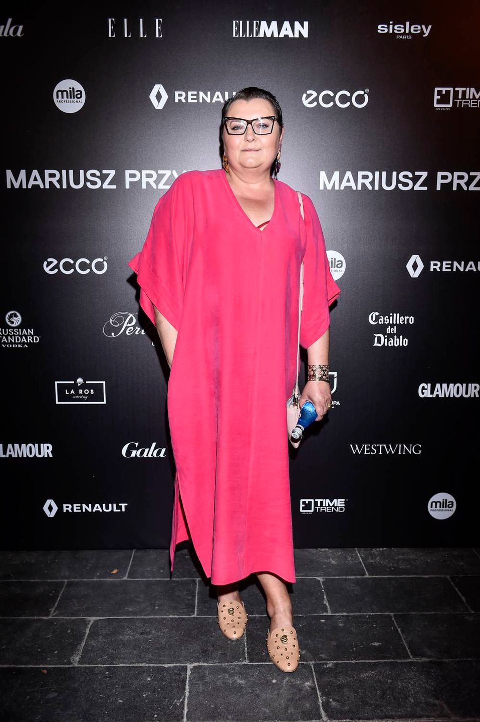 Anna Mączyńska na pokazie Mariusza Przybylskiego