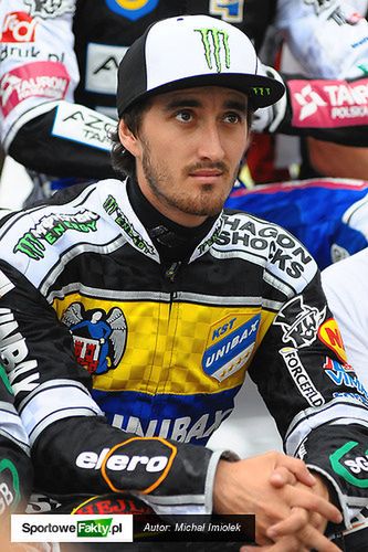 Chris Holder przed meczem w Tarnowie