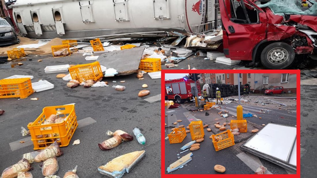 W wypadku ranne zostały dwie osoby