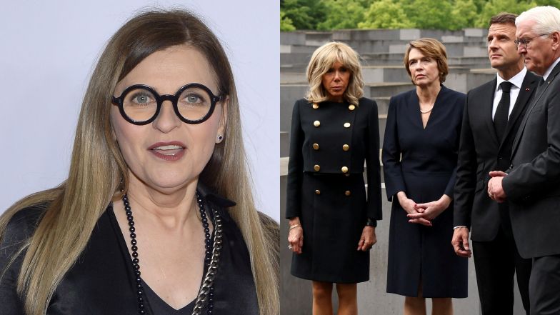 Brigitte Macron odsłoniła nogi. Irena Kamińska-Radomska ocenia jej stylizację