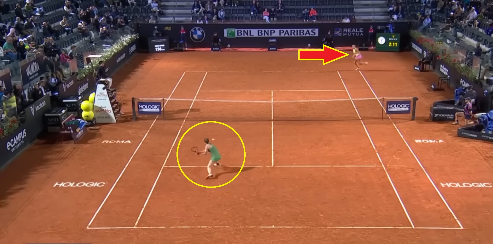 Sabalenka was a hair’s breadth away from defeat.  The commentators had been speechless