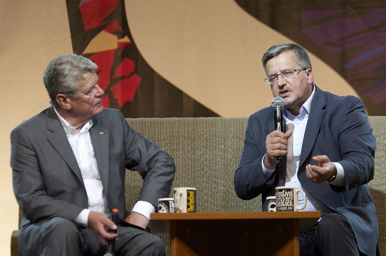 Komorowski na Przystanku Woodstock. Razem z prezydentem Niemiec