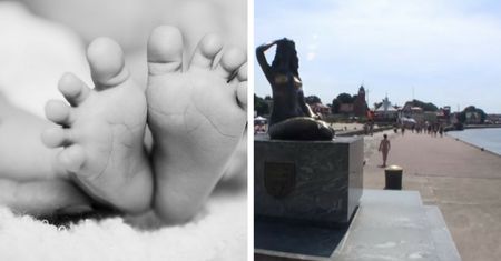 Ustka: 3,5-miesięczna dziewczynka wpadła do morza, kiedy wózek zsunął się z molo. Jej stan jest bardzo ciężki
