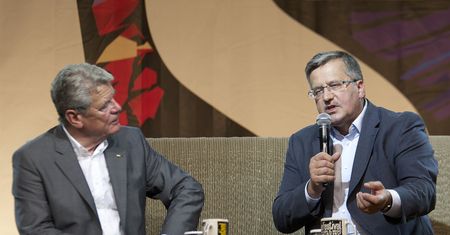 Komorowski na Przystanku Woodstock. Razem z prezydentem Niemiec