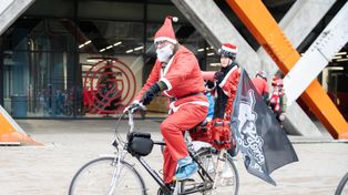 Białystok: Mikołajkowy Przejazd Rowerowo-Rolkowy