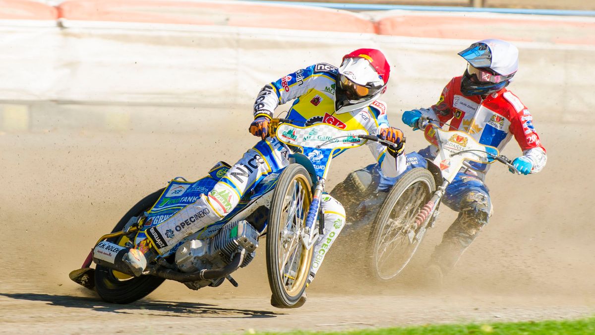 WP SportoweFakty / Karol Słomka / Na zdjęciu: Damian Lotarski w czerwonym kasku