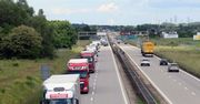 Wypadek na autostradzie A4 w Katowicach. Jedna osoba w szpitalu