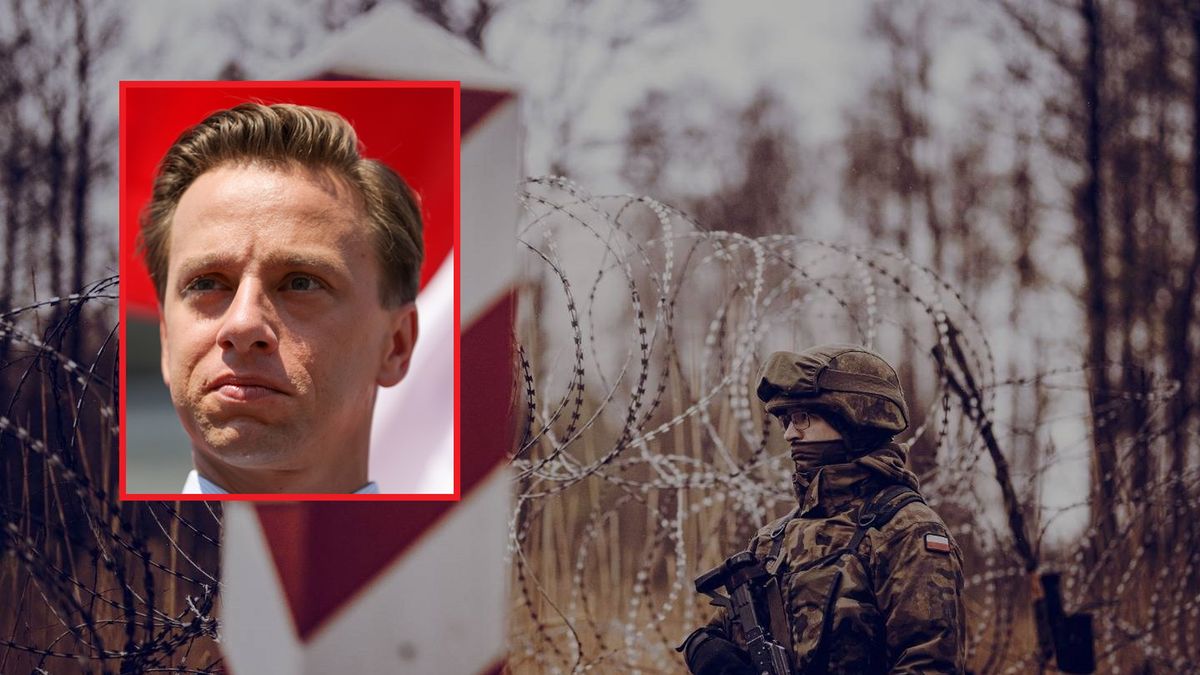 Krzysztof Bosak mówił o ochronie granicy z Białorusią