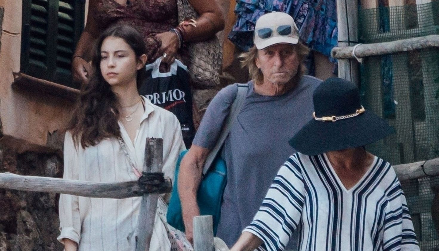 Catherine Zeta-Jones i Michael Douglas z dziećmi na Majorce