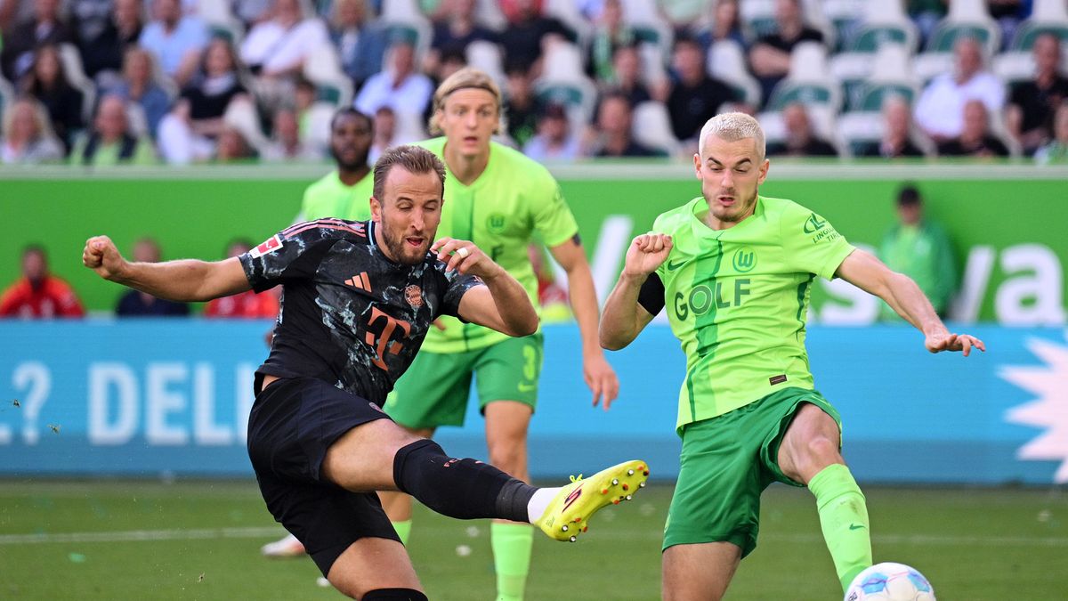 Getty Images / Stuart Franklin / Staff / Na zdjęciu: mecz Wolfsburg - Bayern