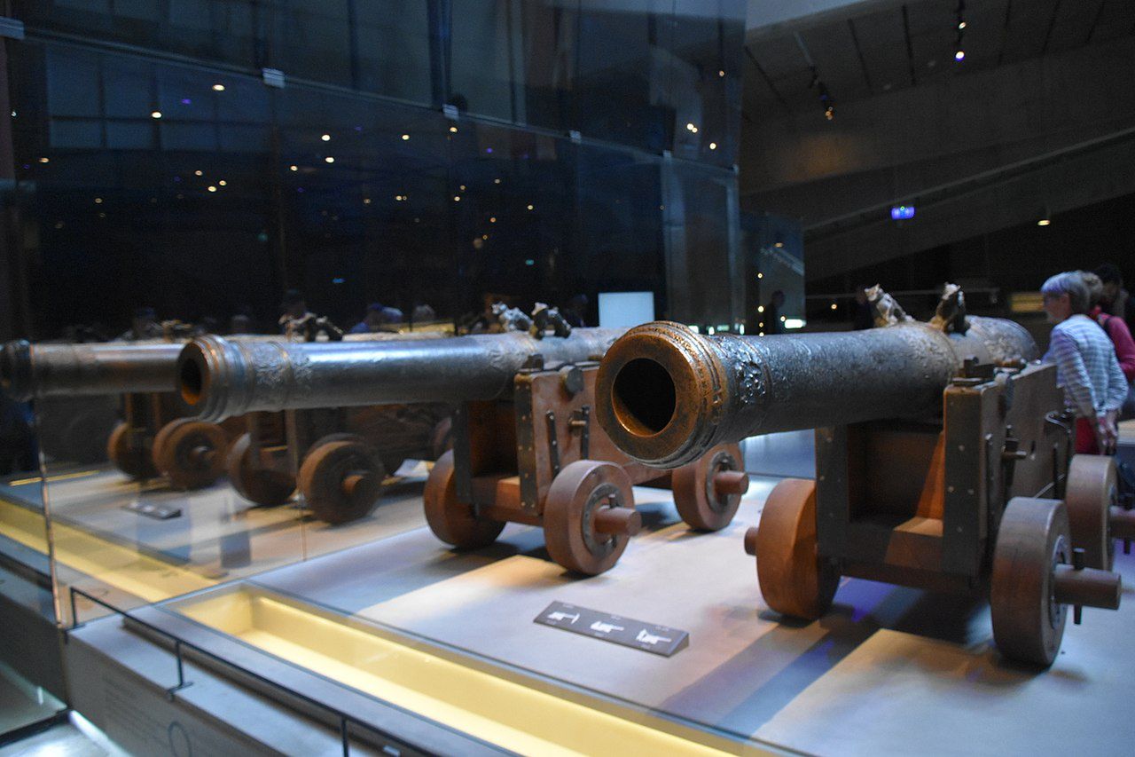 Armaty okrętu Vasa. Uzbrojenie galeonu było wyjątkowo potężne