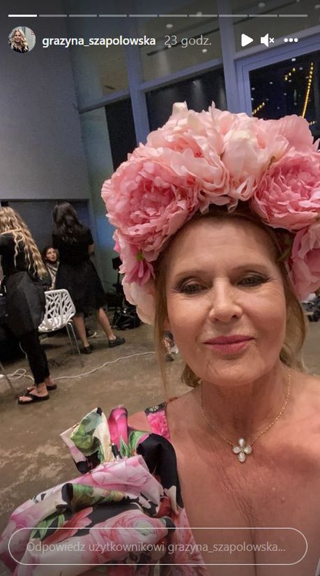 Grażyna Szapołowska została modelką w Dubaju