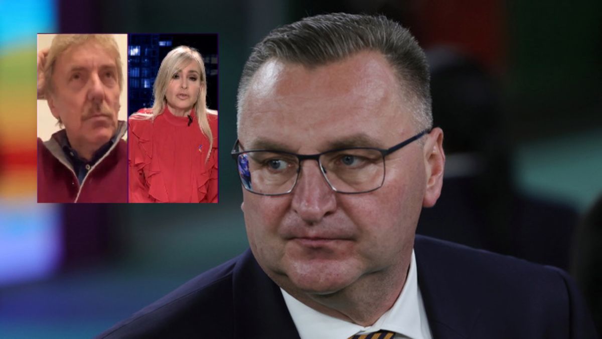 WP SportoweFakty / Na dużym zdjęciu: Czesław Michniewicz (PAP/EPA), na małym: kadr z programu 