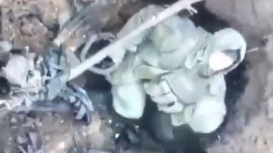 Rosjanin zauważył drona. Postanowił się pomodlić