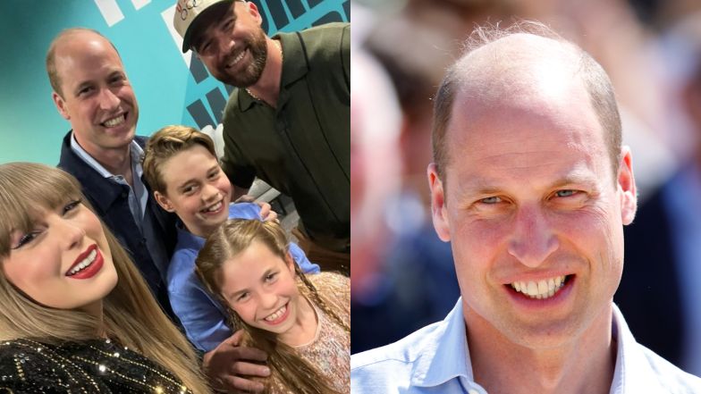 Prince William showed off a photo with Taylor Swift