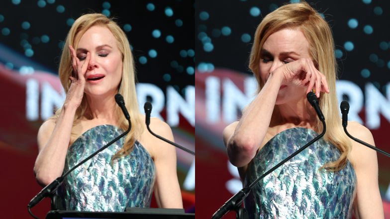 Nicole Kidman popłakała się na scenie 
