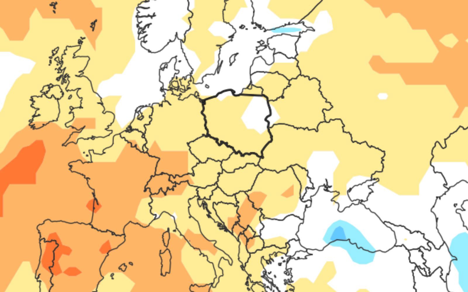 Prognoza pogody dla Polski. Model CFS