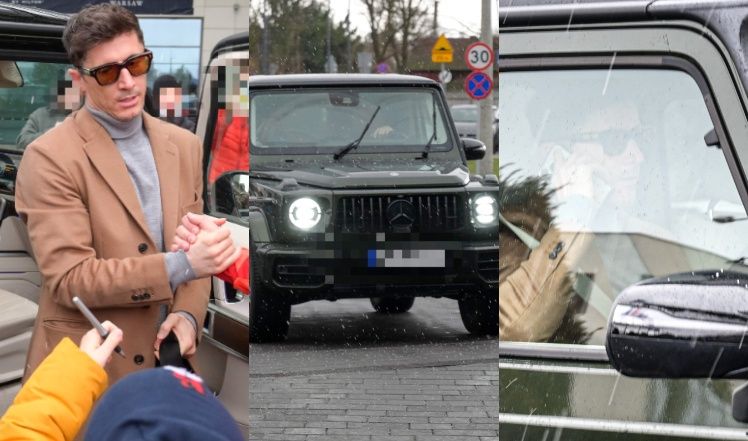 Reprezentacja Polski "przyłapana" przed hotelem