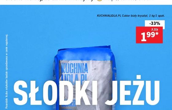Lidl przeprosił za facebookowy wpis reklamowy z hasłem „Słodki jeżu”