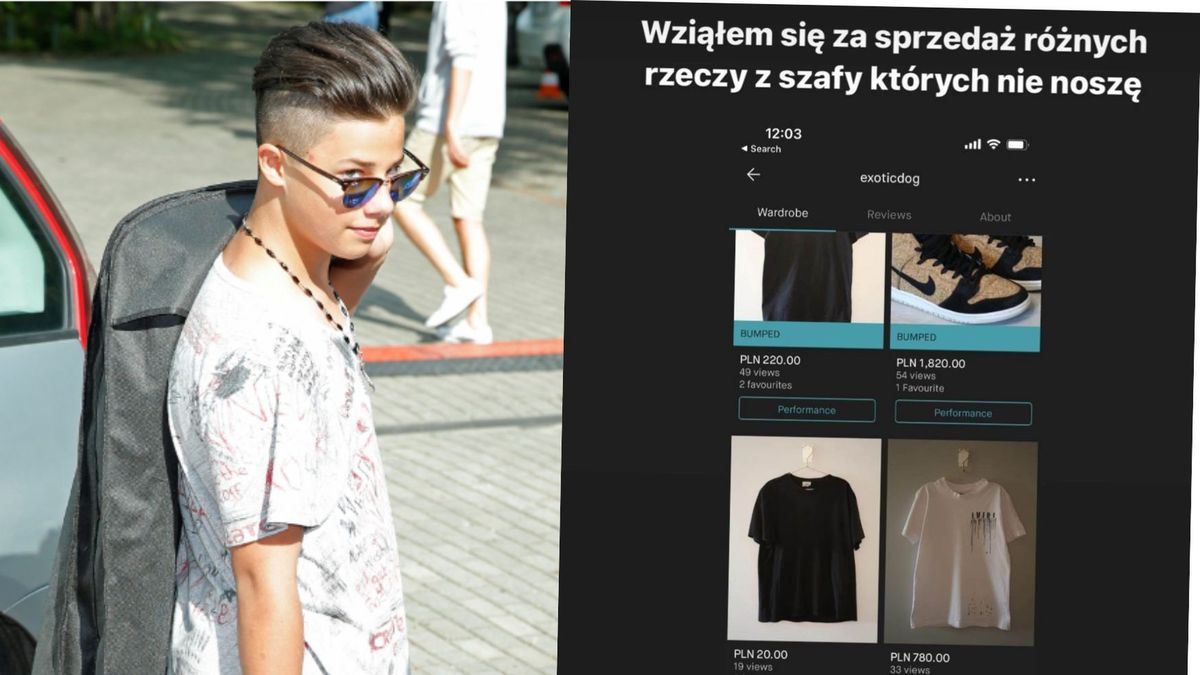 Allan Krupa wyprzedaje szafę