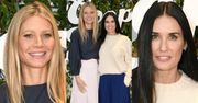 Stylowe Gwyneth Paltrow i Demi Moore debatują o zdrowiu i urodzie