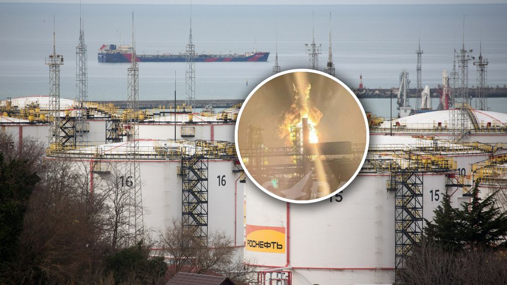 Pożar w rafinerii w Kiriszi. Zdj. ilustracyjne