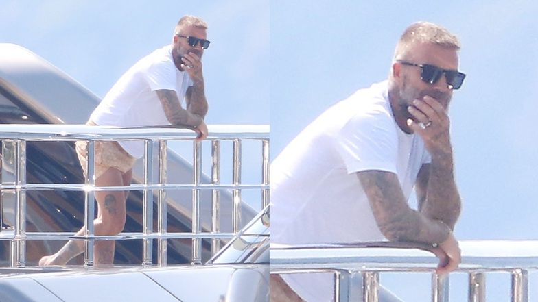 Rodzina Beckhamów na wakacjach na Morzu Śródziemnym