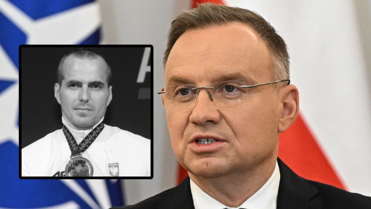 PAP / Radek Pietruszka / Materiały prasowe / pomagam.pl / Na zdjęciu: Andrzej Duda i Michał Dąbrowski