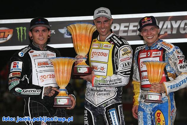 Tai Woffinden i Emil Sajfutdinow - dwaj główni kandydaci do tytułu mistrzowskiego stali na podium GP Włoch w Terenzano. Czy w sobotę na Łotwie znów odegrają czołowe role?