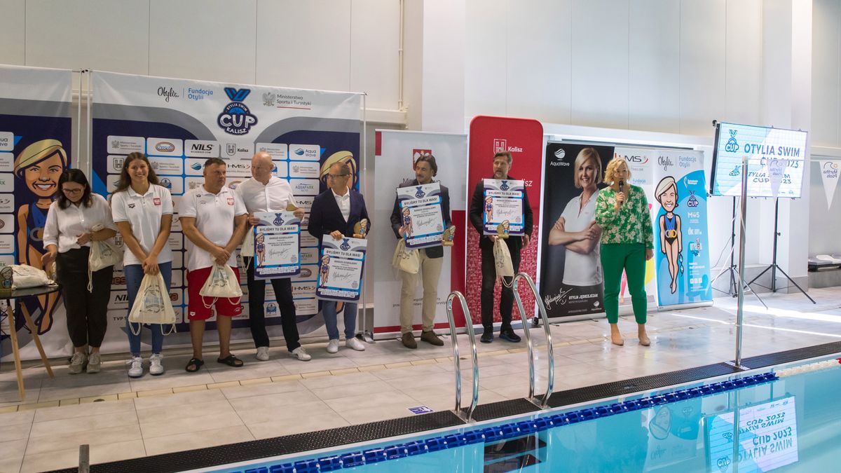Materiały prasowe / Tomasz Jędrzejowski / Pierwsze medale Otylia Swim Cup rozdane
