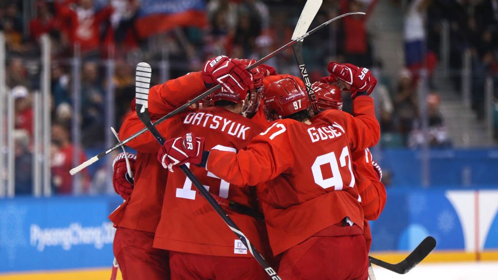 Getty Images / Jamie Squire / Na zdjęciu: Rosjanie cieszą się z bramki