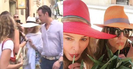 Madonna z dziećmi spaceruje ulicami Hawany