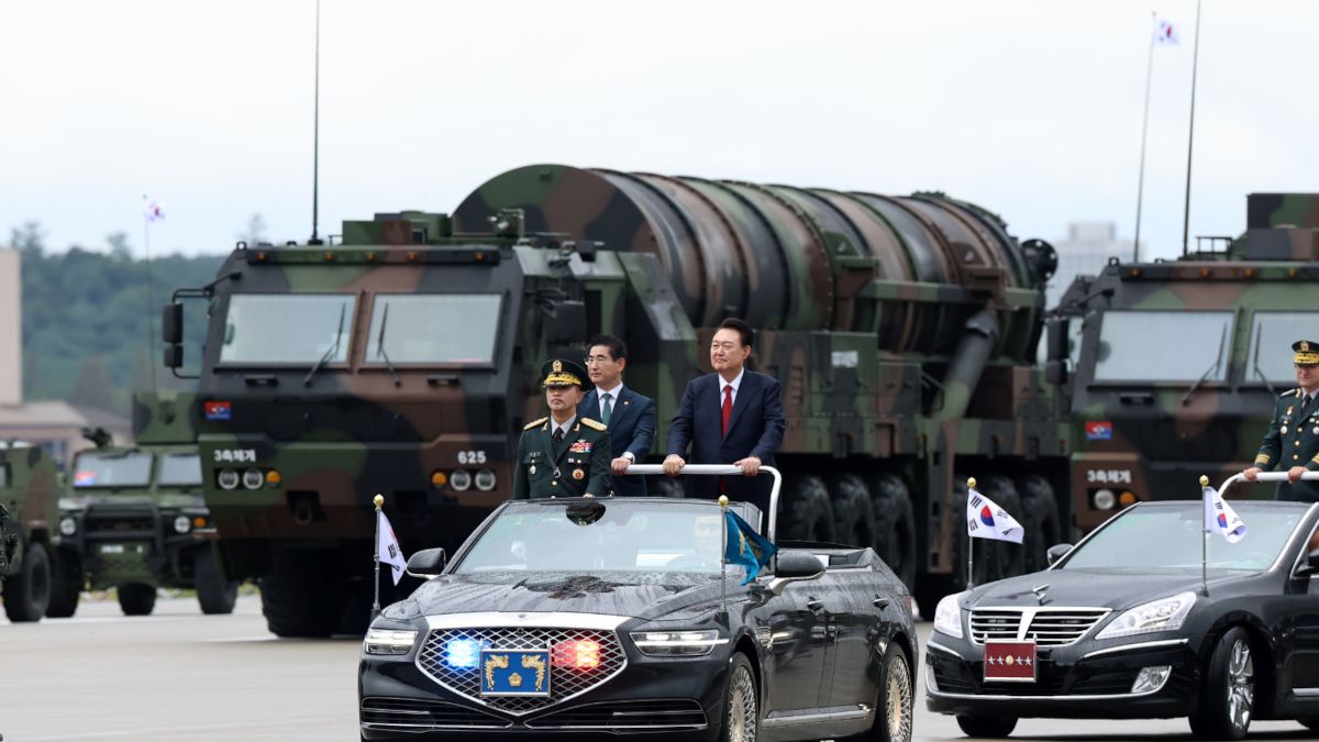 Korea Południowa demonstruje siłę.