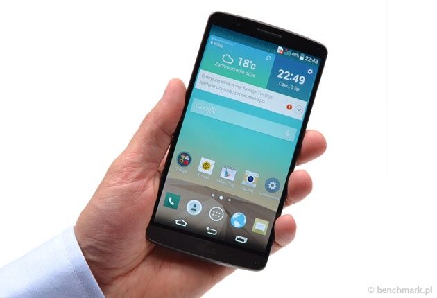 LG G3 w ręce