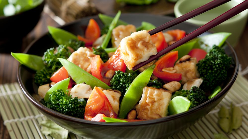 Tofu twarde z dodatkiem siarczanu wapnia i chlorku magnezu