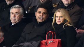 Ronaldo oglądał mecz PSG w towarzystwie pięknej blondynki