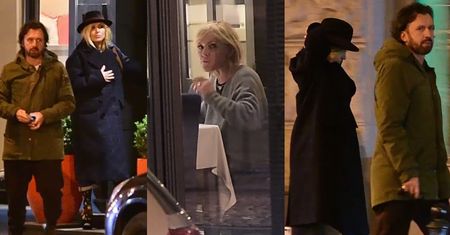 Zmartwiona Olejnik na randce z młodszym o 15 lat partnerem (WIDEO)