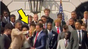 7 mln wyświetleń. Wiceprezydent USA upuścił puchar. Jest nagranie