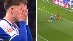 Pietuszewski mógł mieć hat-tricka. Aż złapał się za głowę [WIDEO]